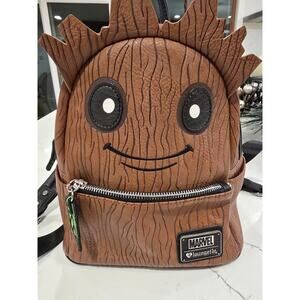 Loungefly Marvel Guardians Of The Galaxy Tree Stump Groot Mini Backpack